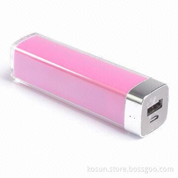 Promotional Power Bank, 2,200mAh Charging Current